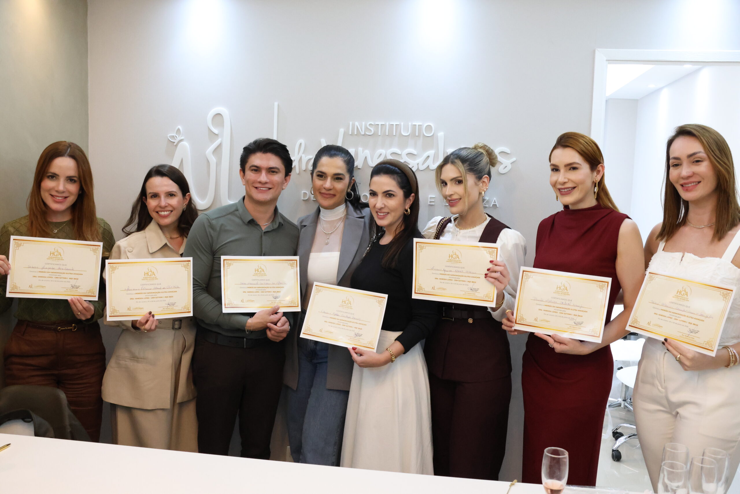Entrega de certificados da 1ª edição do HGA