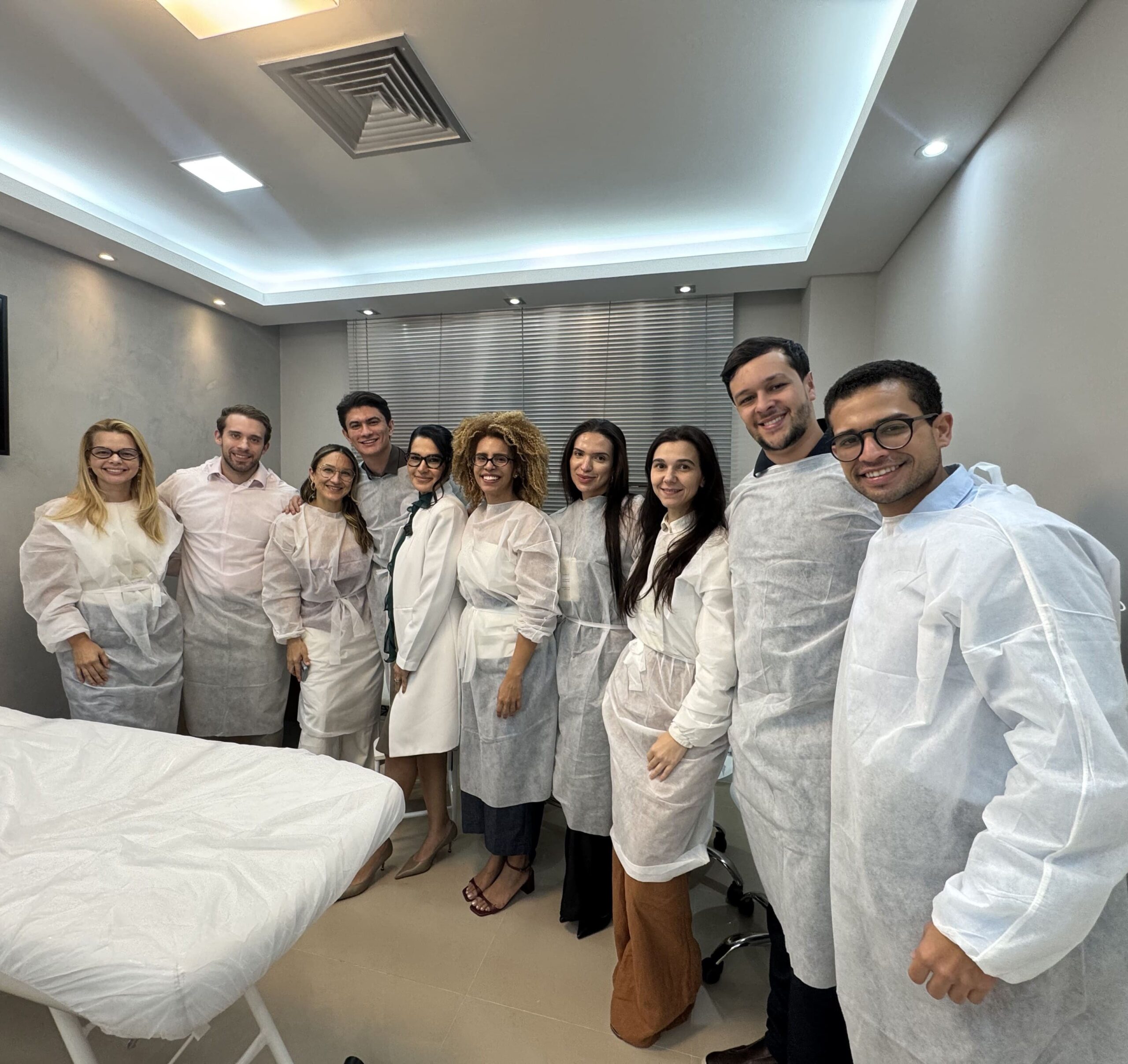 Médicos capacitados com certificado da imersão HGA